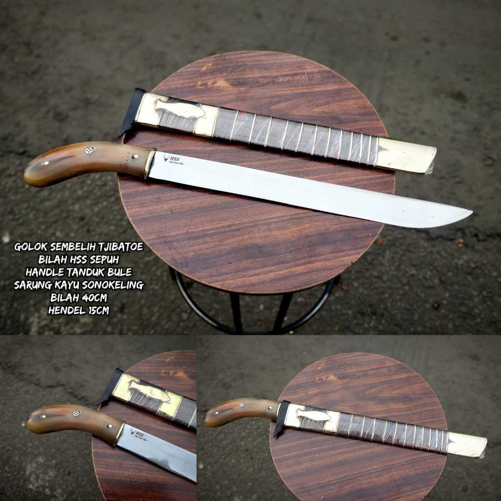 Golok Sembelih Golsem Tjibatoe Baja HSS