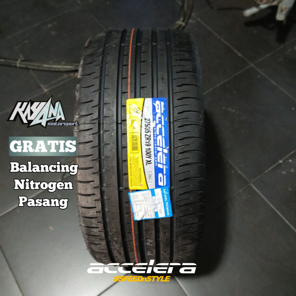 Ban Mobil Accelera Ring 19 Ukuran 275/35 R19 Ban Mobil Accelera PHI2 275 35 R19 (Gratis Pasang)