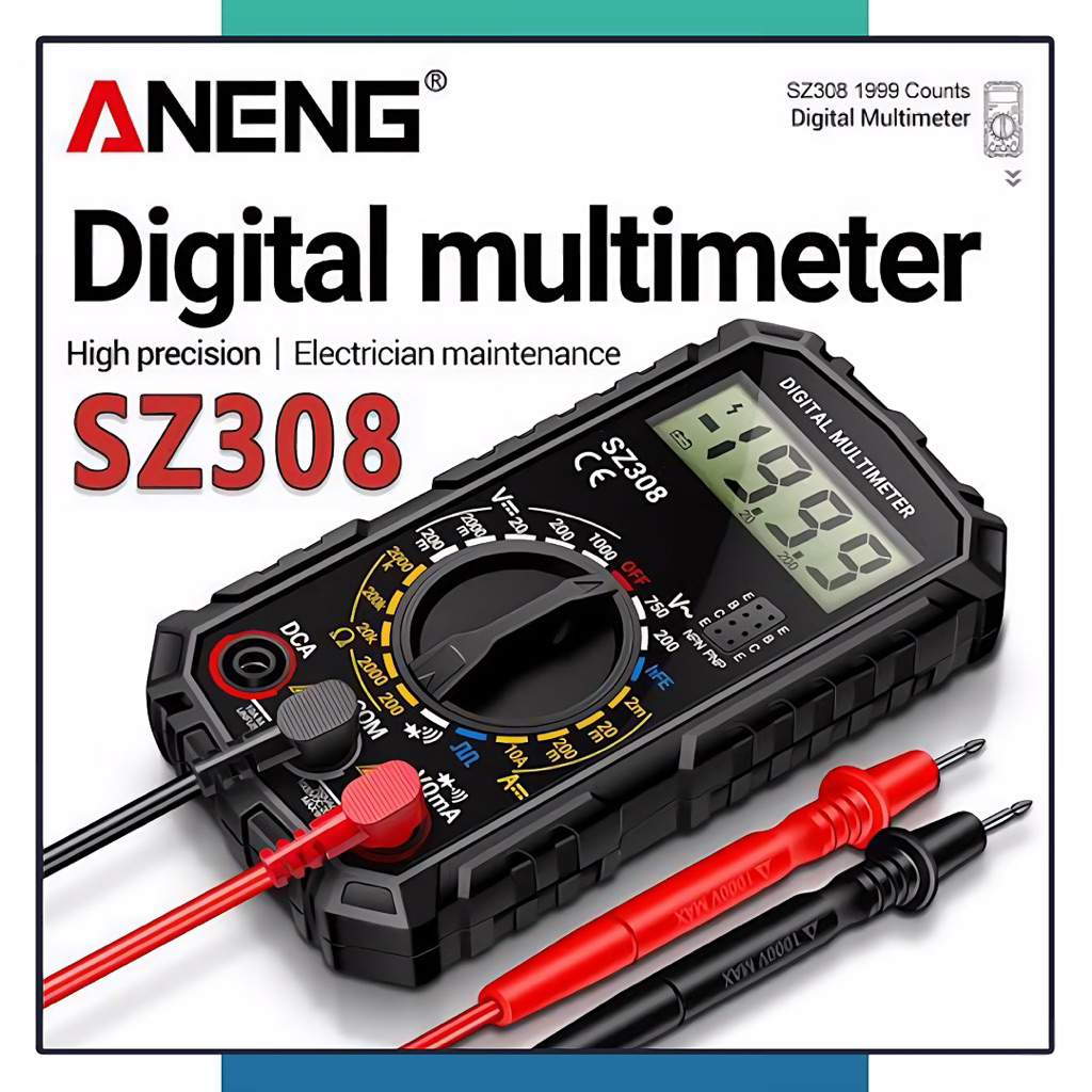 MULTITESTER MULTIMETER ANENG SZ308 ORIGINAL