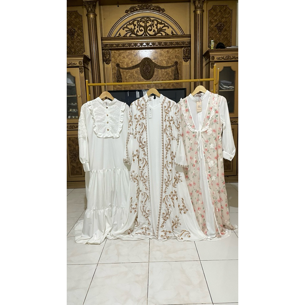 gamis radhiya premium, nabe, deena, elly arsy, naura