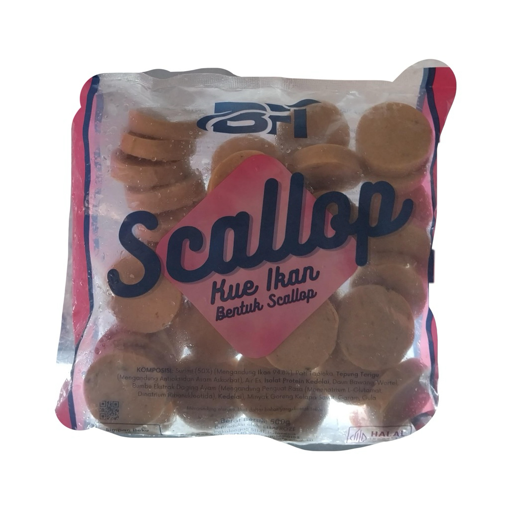 

BFI KUE IKAN BENTUK SCALLOP 500 GR