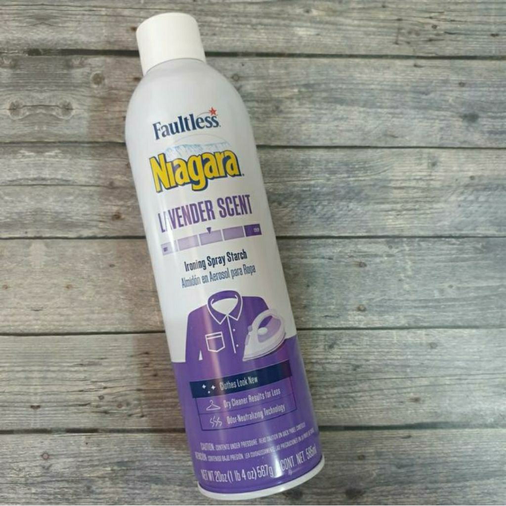 Faultless Niagara Lavender Scent Ironing Spray Starch Singapore
