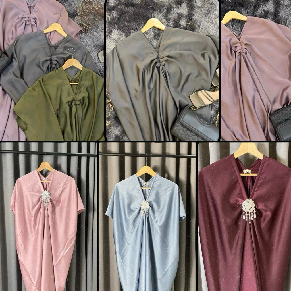 BAJU KAFTAN MEWAH LEBARAN - KAFTAN WANITA POLOS SIMPLE - KAFTAN WANITA EXECUTIVE DAN ELEGAN