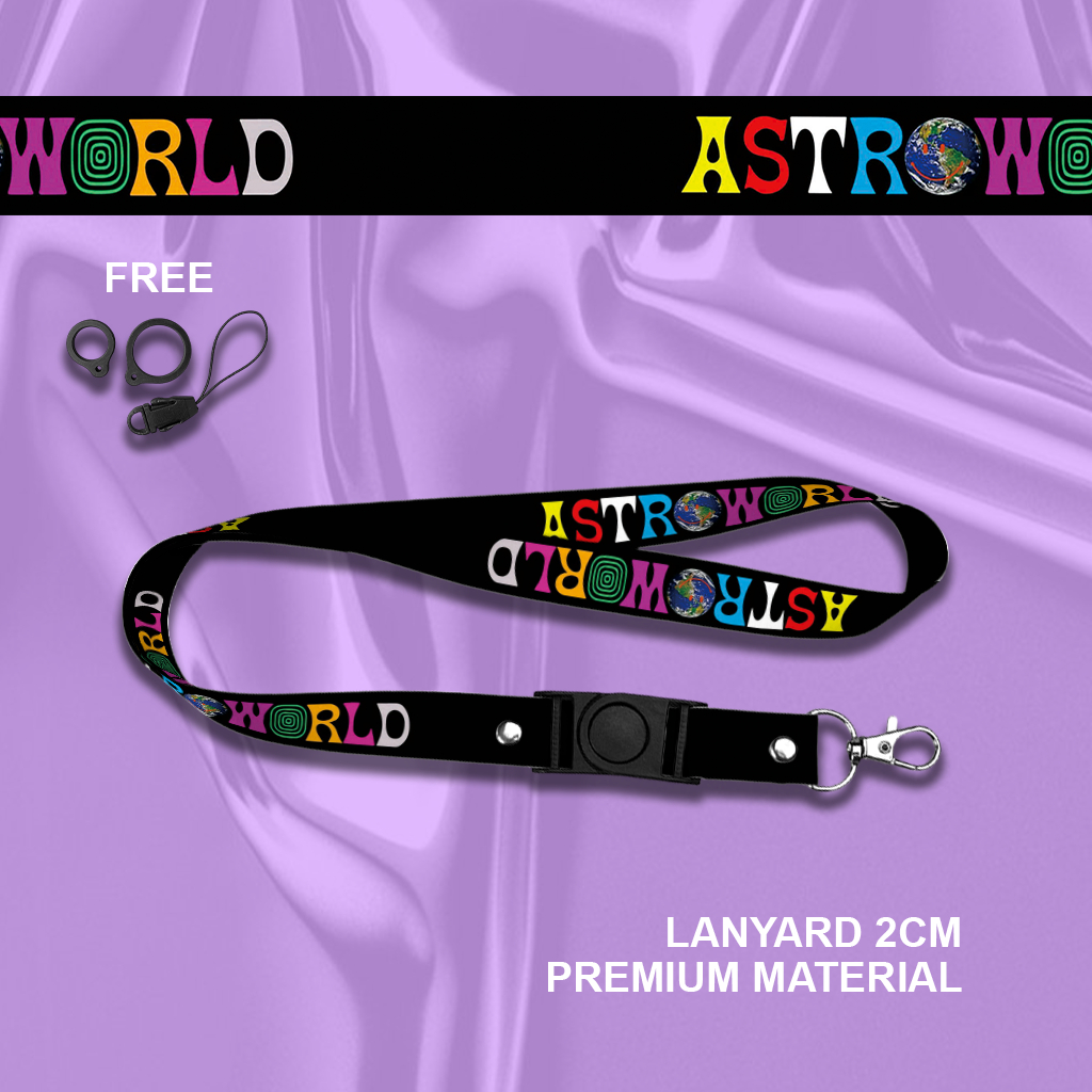 ASTRO WORLD 2CM ALL MOTIF LANYARD GANTUNGAN HP GANTUNGAN