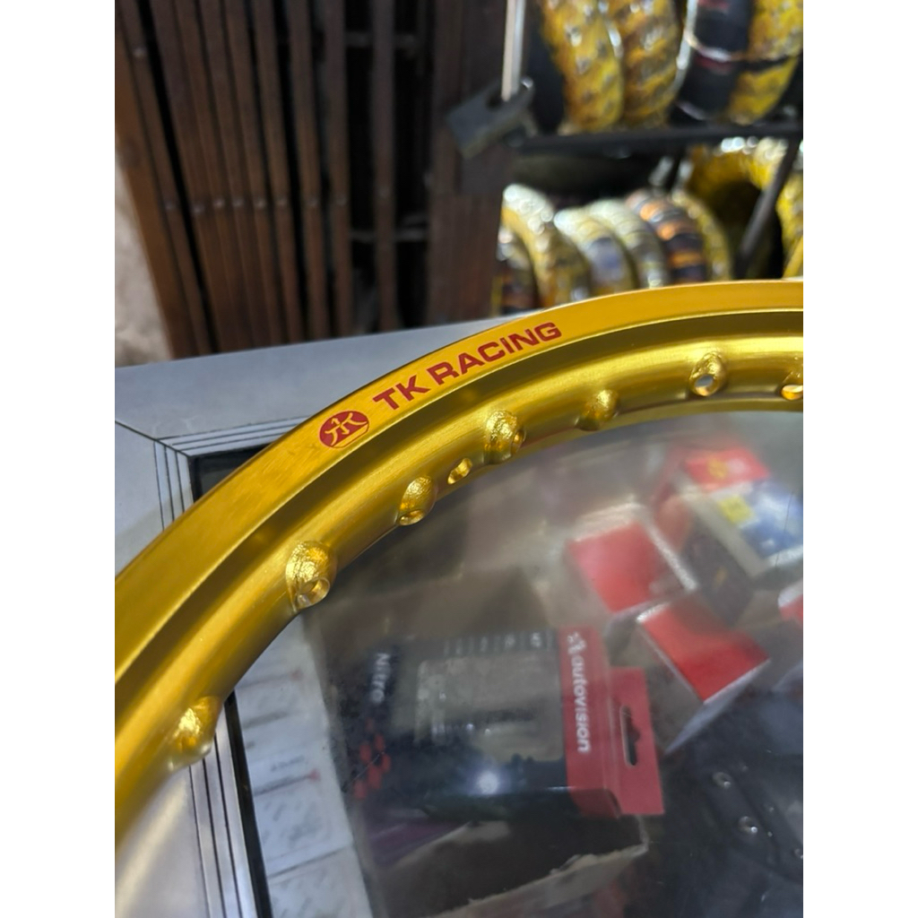 Velg TK Racing Gold Ring 17 Lebar 140 Lubang 36 Hole Ring 17 TK Racing Original