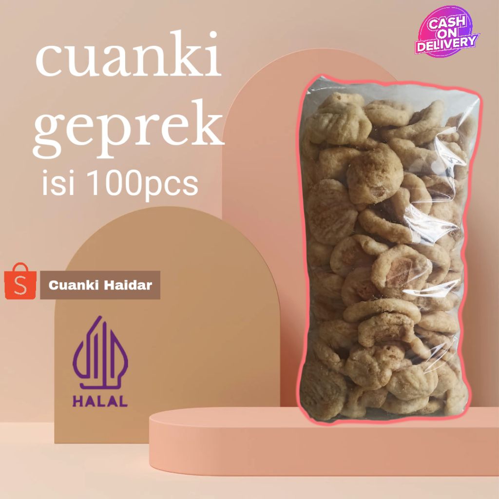 

Toping instan cuanki geprek isi 100 pcs free packing