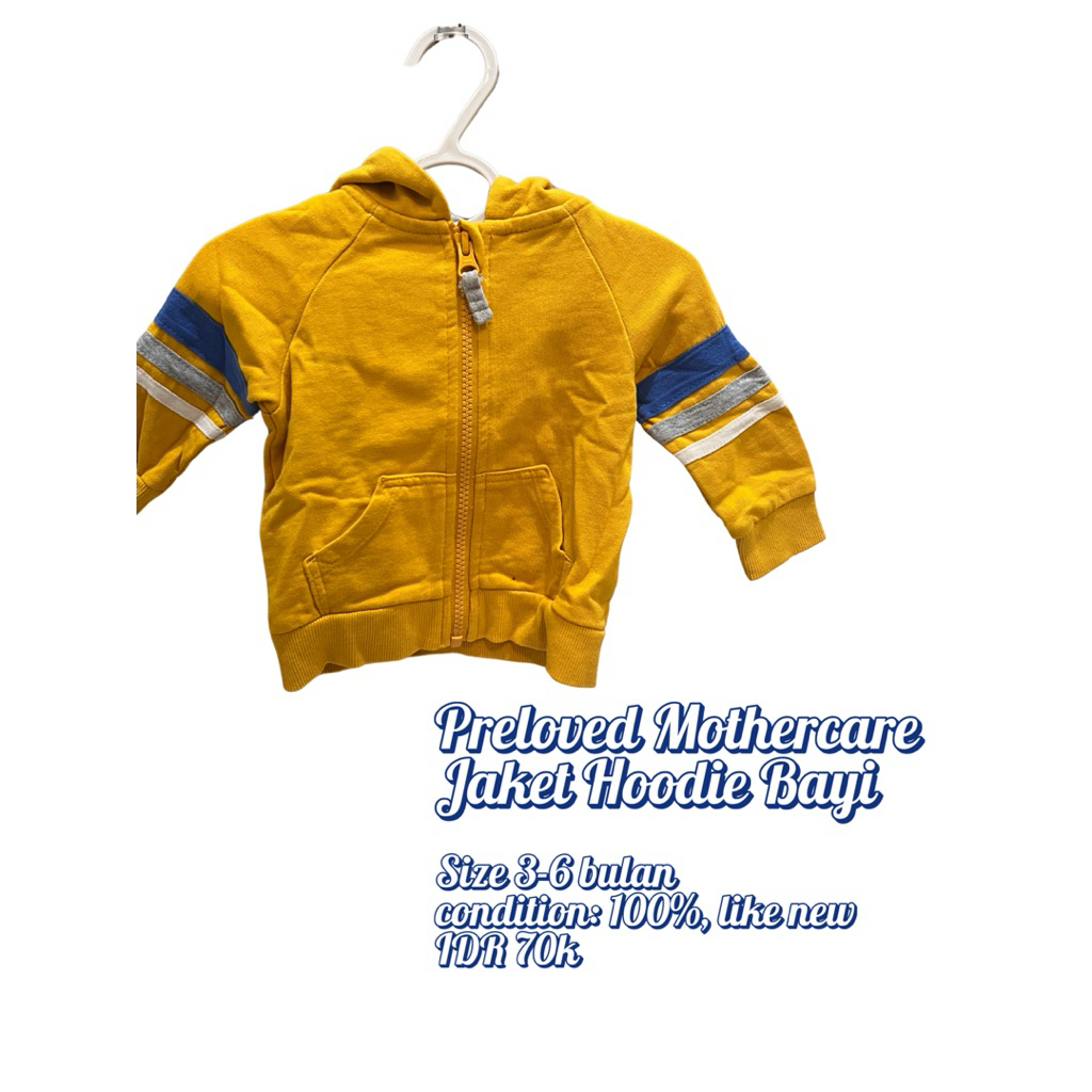 Preloved Jaket Hoodie Bayi Mothercare