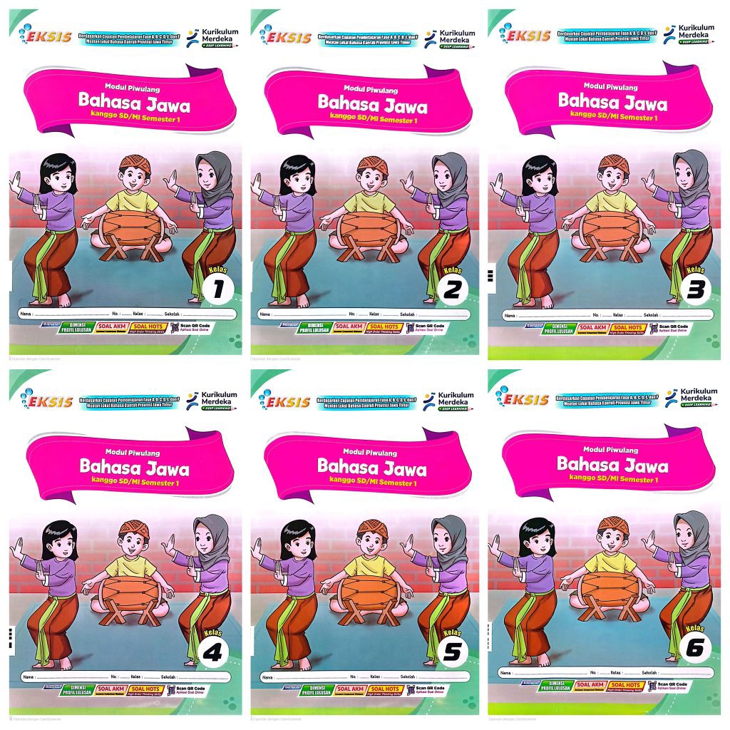 BUKU LKS SD MI EKSIS KURMER BAHASA JAWA KELAS 1 2 3 4 5 6 SEMESTER 1 GANJIL KURIKULUM MERDEKA TA.25/