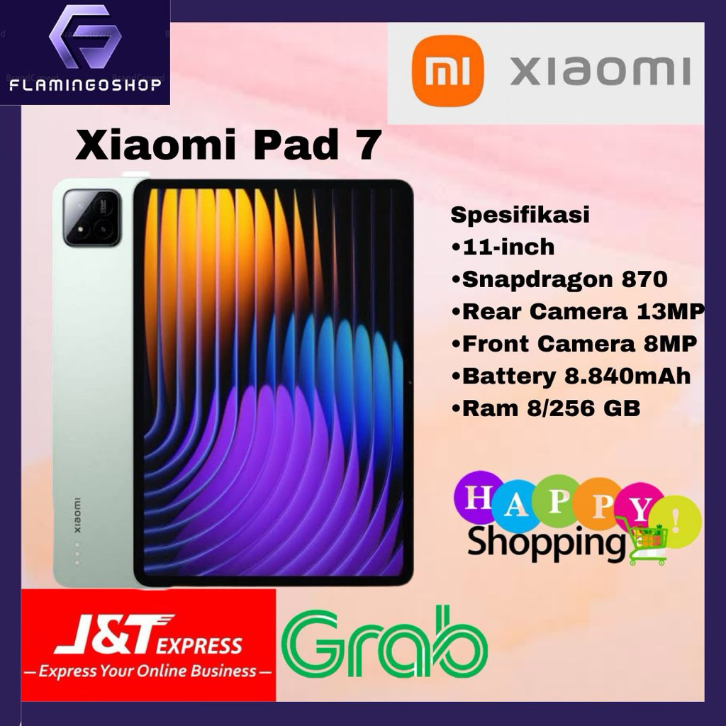 Xiaomi Pad 7 RAM 8/256 GB Snapdragon 7+ gen 3 Garansi Resmi Xiaomi Indonesia