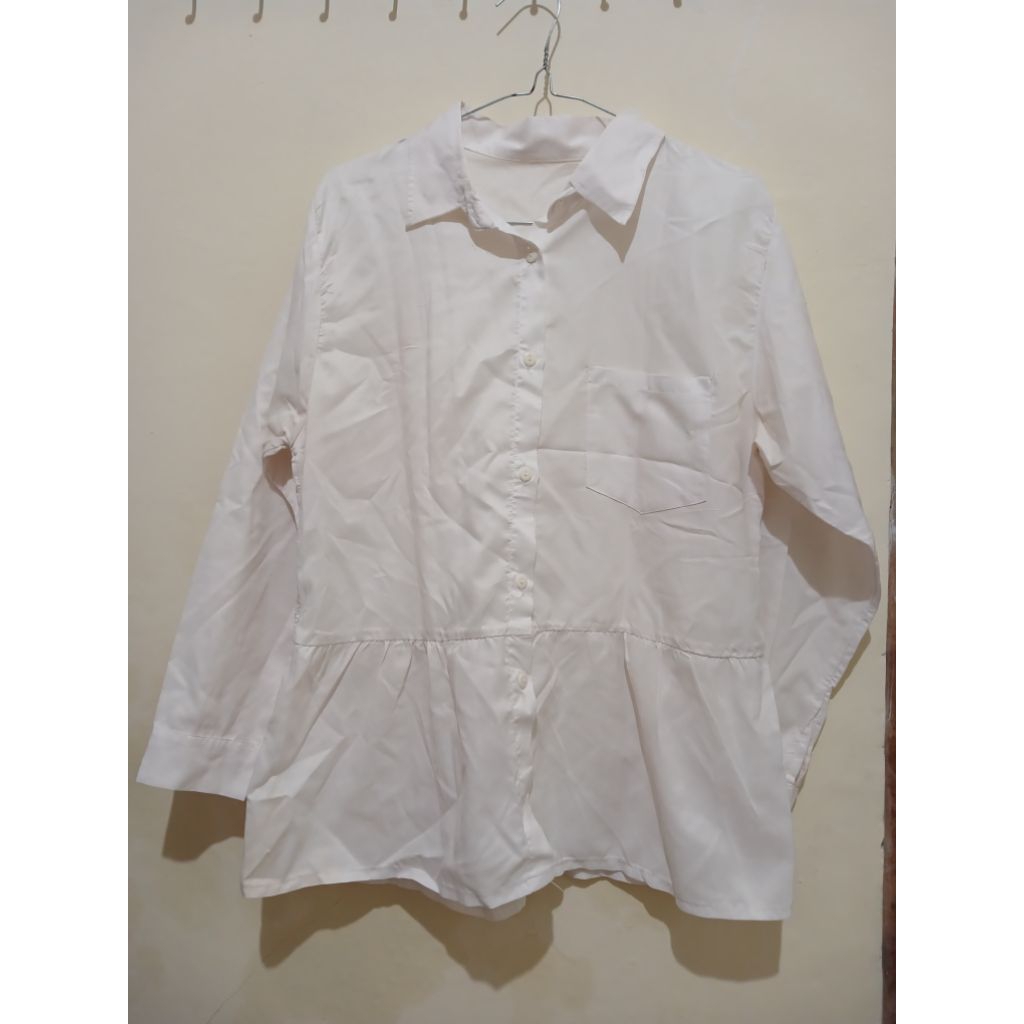 kemeja putih cewe baju cewek wanita