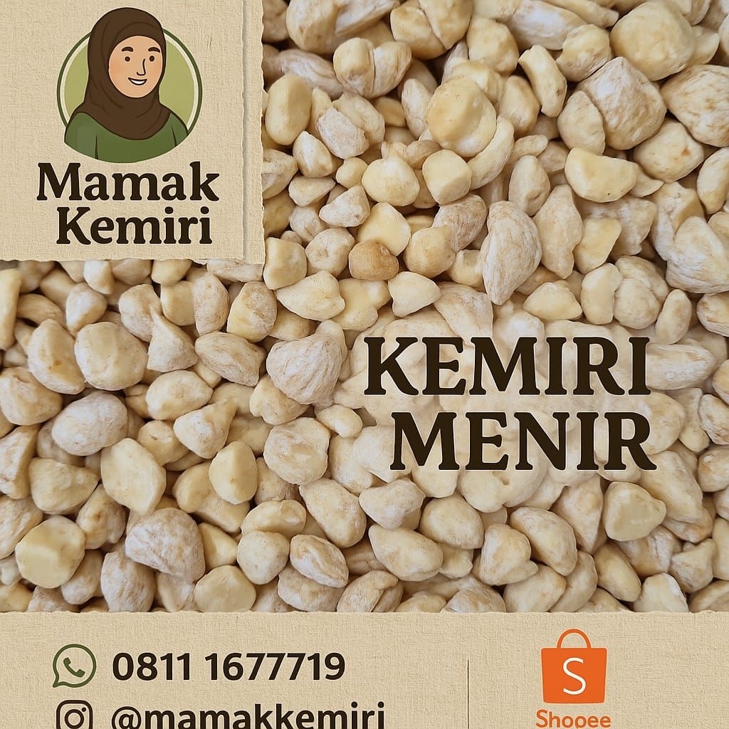

Kemiri Menir Kualitas Premium 500gram