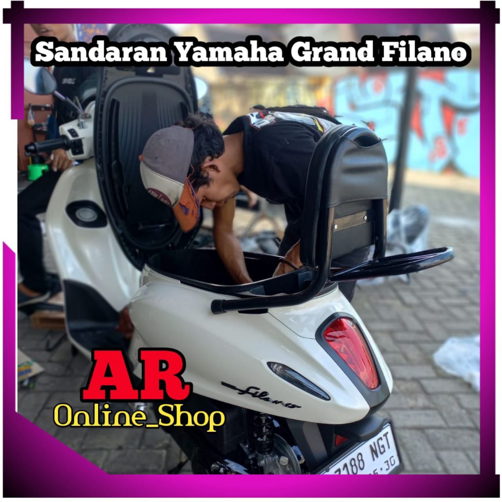 Gratis Ongkir Sandaran Filano Sandaran Belakang Yamaha Grand Filano 2023 2024 2025