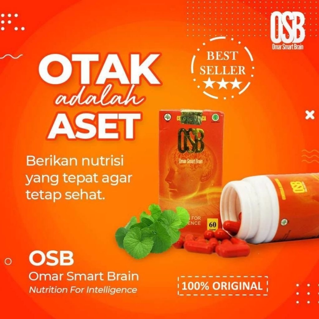 OSB - Omar Smart Brain Suplemen Otak Anak dan Remaja Original 100%