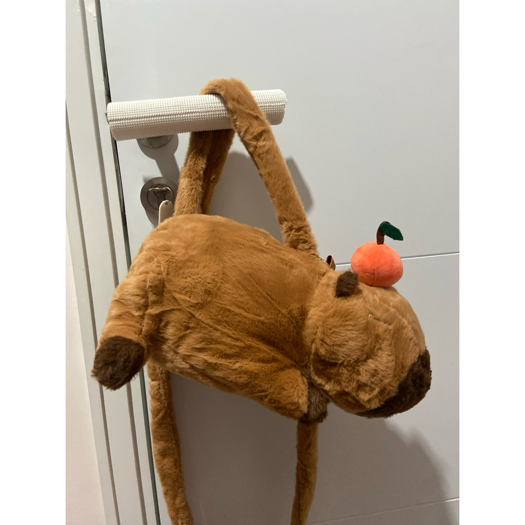 Tas Capibara Selempang lucu sale bulu halus / tas bangkok thailland