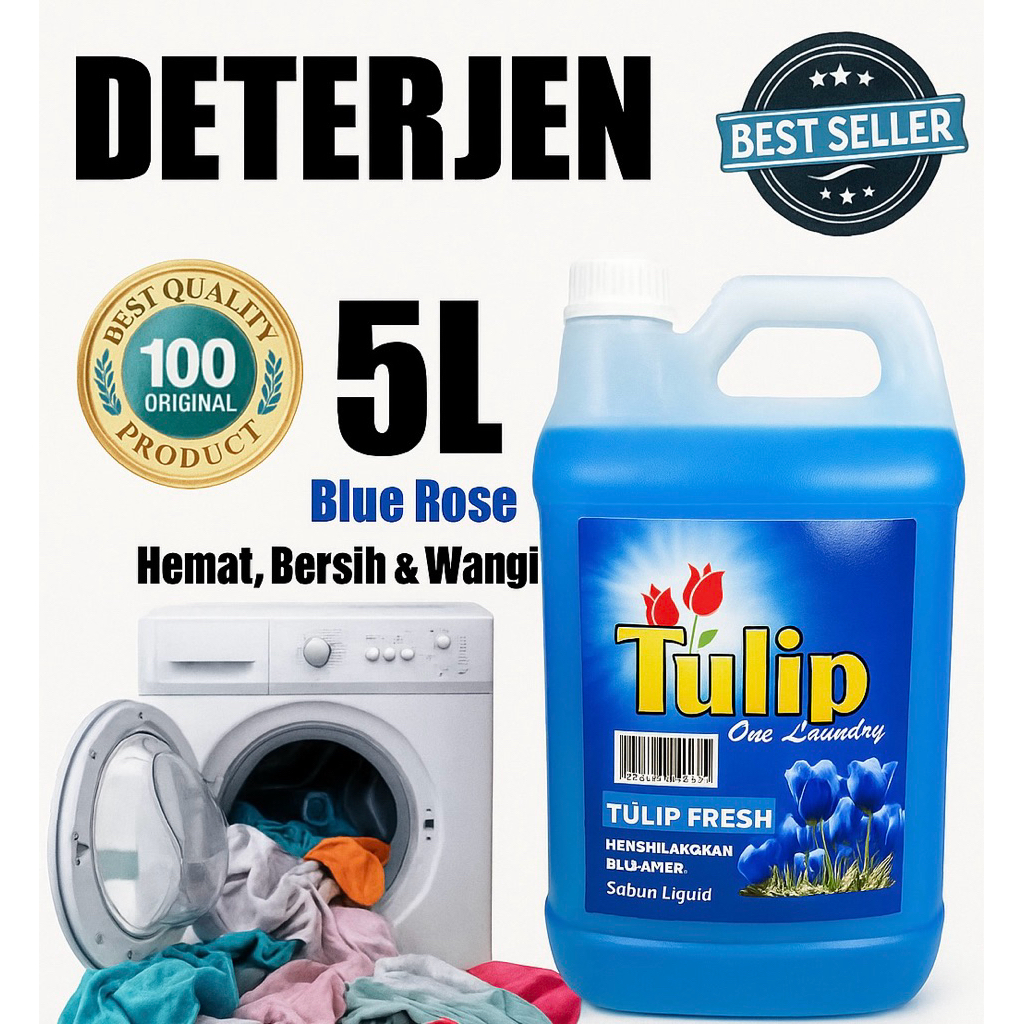 Deterjen  laundry 5 Liter Tulip