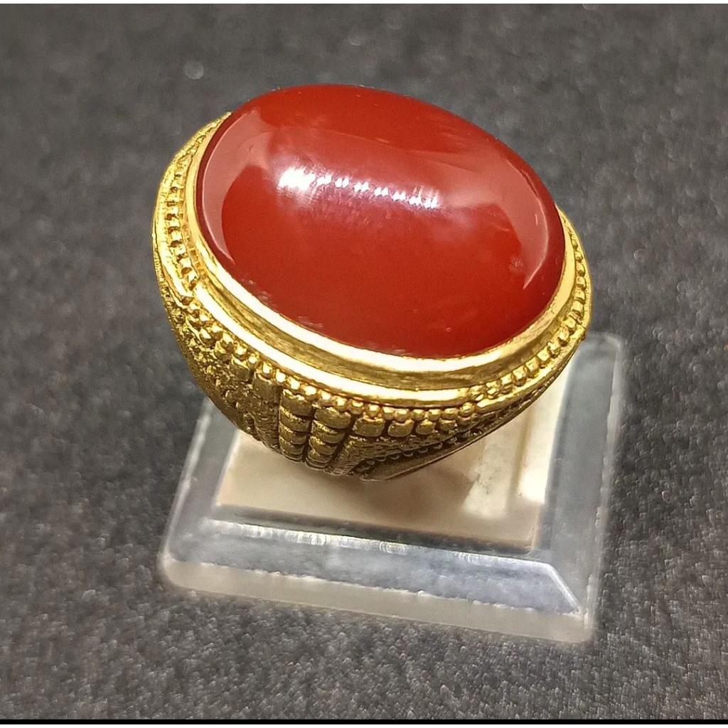 BATU AKIK YAMAN AHMAR ANTIK (ASLI ALAM)