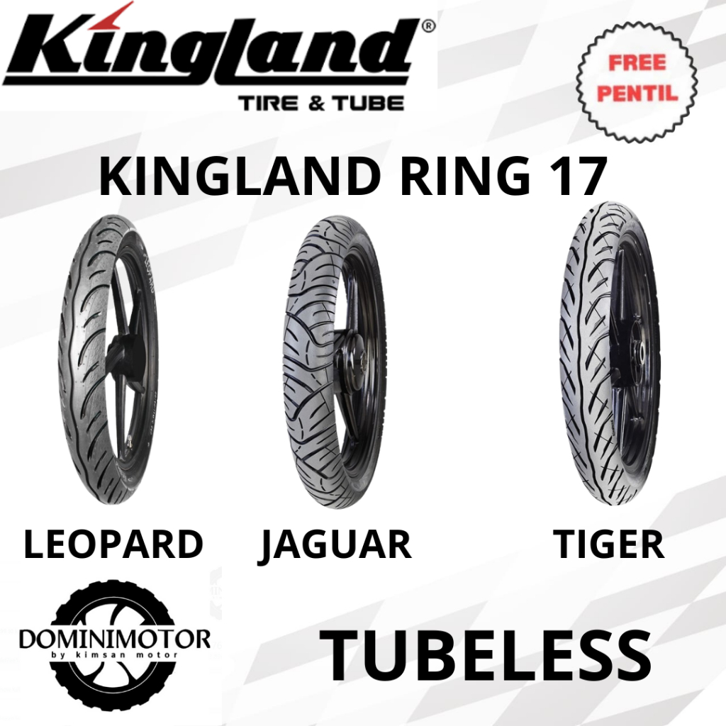 Ban Kingland Ring 17 Tubeless 70/90-17 80/80-17 80/90-17 90/80-17 90/90-17 100/80-17 Tubeless Ring 1