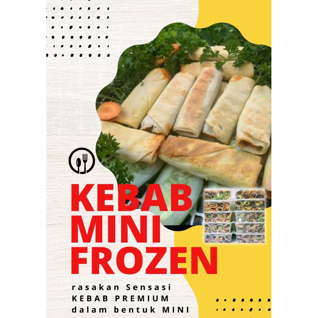 

kebab mini frozen | kebab mini murah | kebab mini full daging + sayur