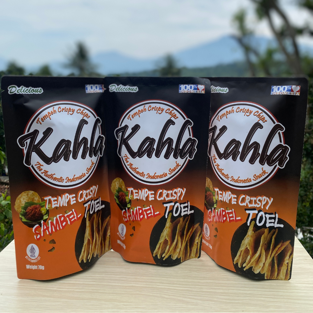 

Keripik Tempe Crispy Sambel Toel 70gr - Healthy Tempeh Chips