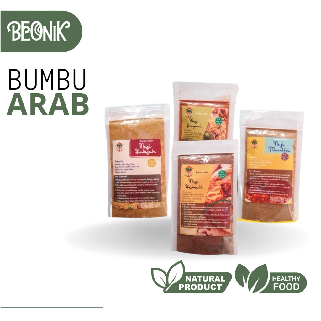 

Bumbu Timur Tengah Kebuli, Kabsah, Briyani, Mandhi