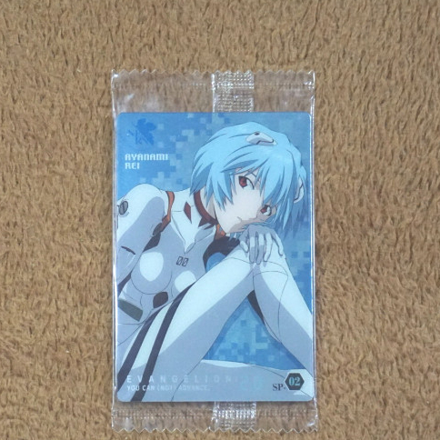 Kartu Bandai Wafer Evangelion : Ayanami Rei [SP-02]