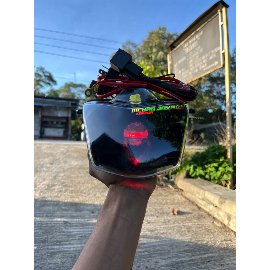 Lampu biled soket h4 Honda KHARISMA Karisma X ,D custom lampu H4 cahaya biled