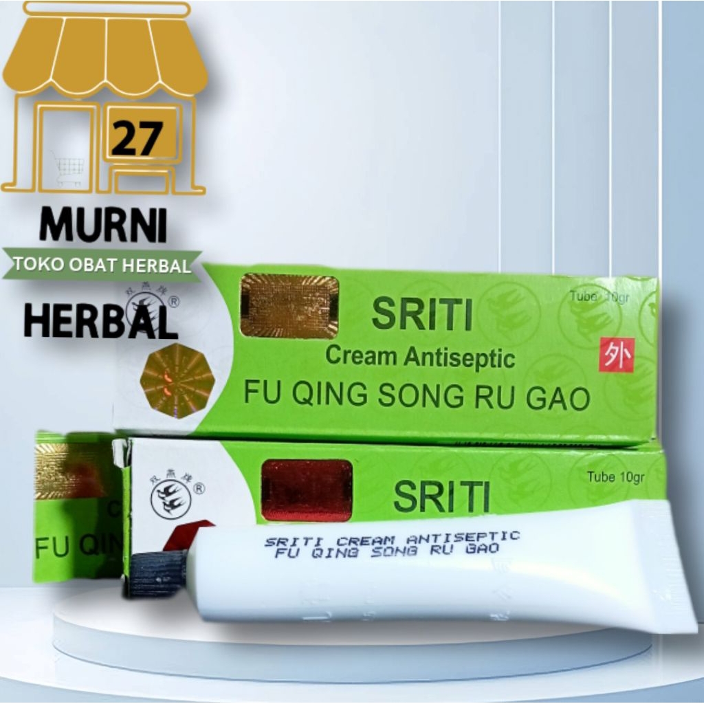 Sriti Cream Antiseptic Tube 10gr/Cream gatal eksim/salep gatal/salep cina /salep gatal cina paling a
