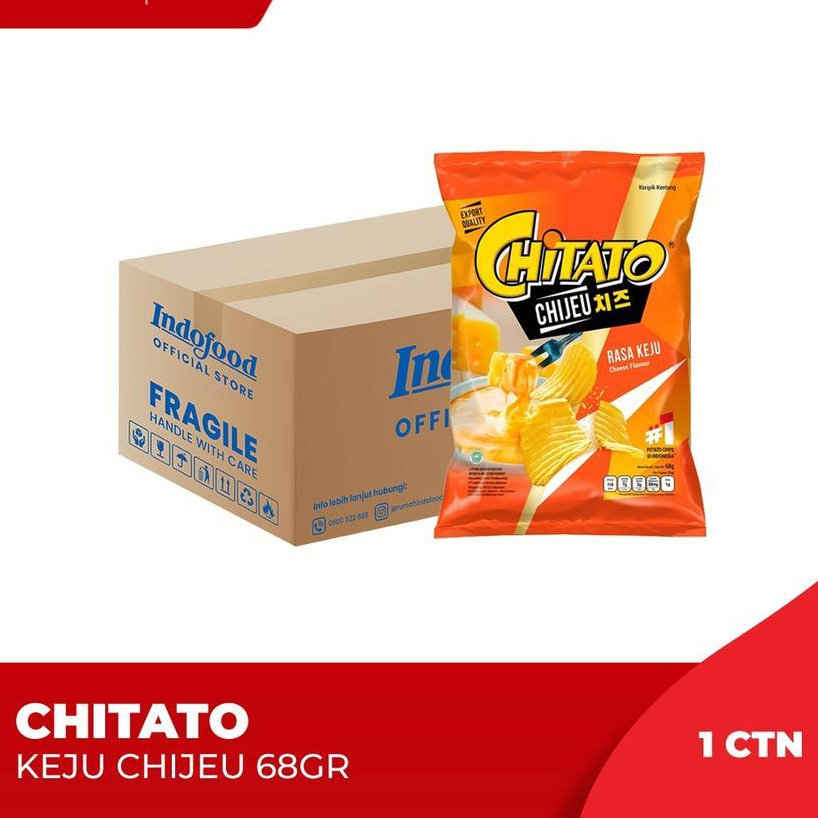

Chitato Rasa Keju Supreme 68 Gr (1 Karton isi 30)