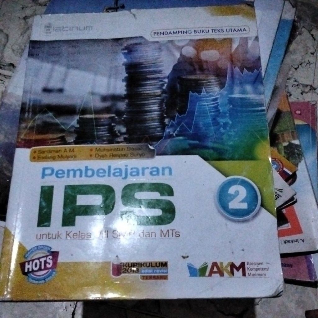 buku pelajaran IPS 2 SMP revisi platinum