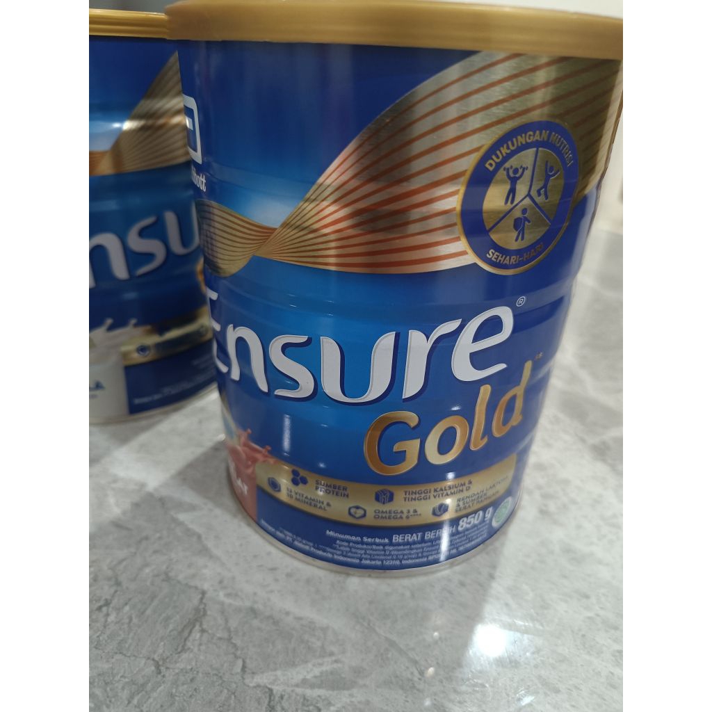 

ensure gold 850 gram cokelat