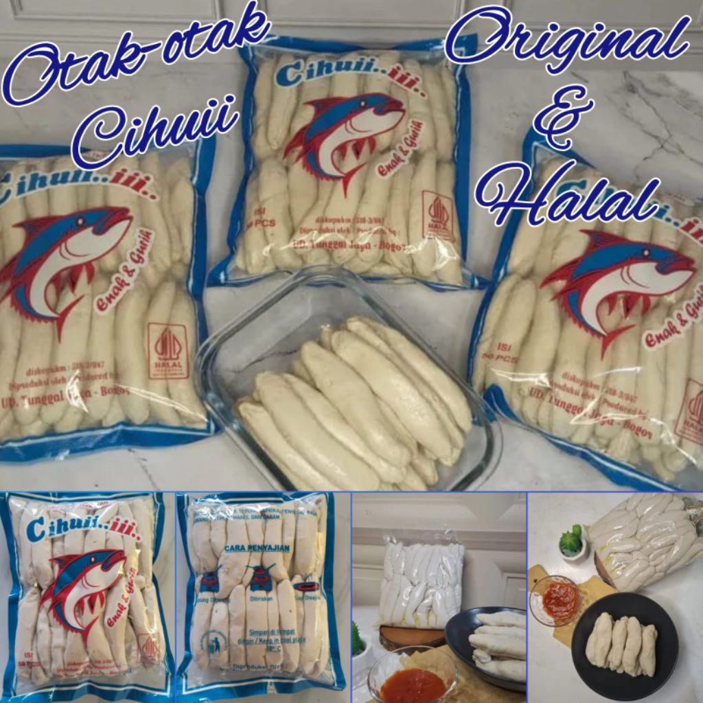 

paket hemat ! otak otak ikan cihuii 5 pack (1 pack isi 50) / otak otak original rasa gurih dan nikmat