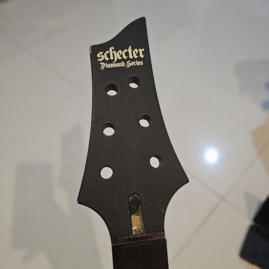 Neck Gitar guitar elektrik electric Schecter 24 fret copotan