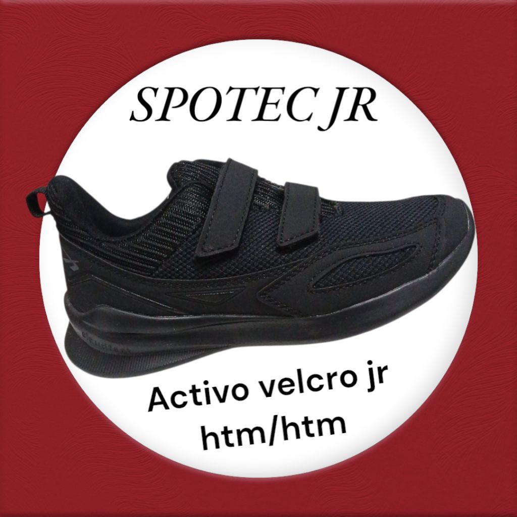 Sepatu Sekolah Anak SPOTEC Original Activo Velcro Jr htm/htm