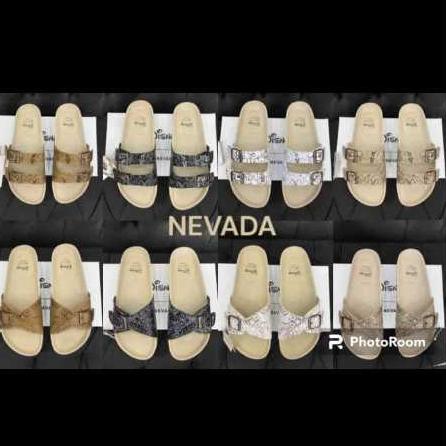 Sandal Wanita Disney Nevada Selop Motif Tsum - Tsum Karakter Casual Kekinian Sendal Slop Perempuan S