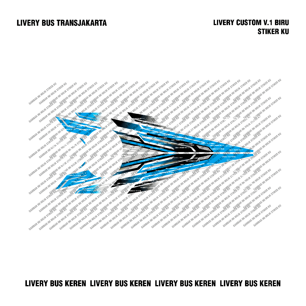 

Livery Bus Mainan RKC Custom Versi 1.0 Warna Warni Vinily