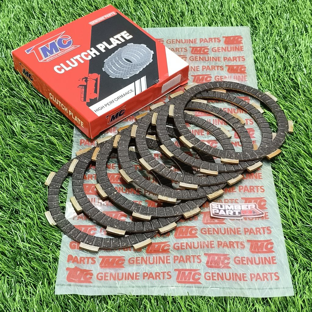 (tmc) tm221007 kampas kopling appktm isi 7 rumah baut kaki 6 kain klos kopling - sedia sparepart mot