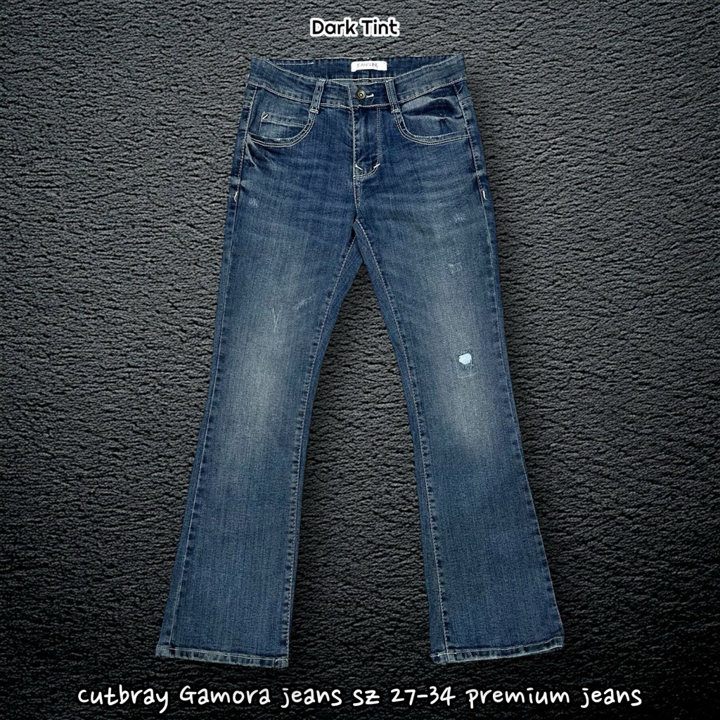 RB JeanSCO - Celana Cutbray Jeans Wanita Cutbray Gamora Series Sz 27-34 Import Jeans Sobek Tidak