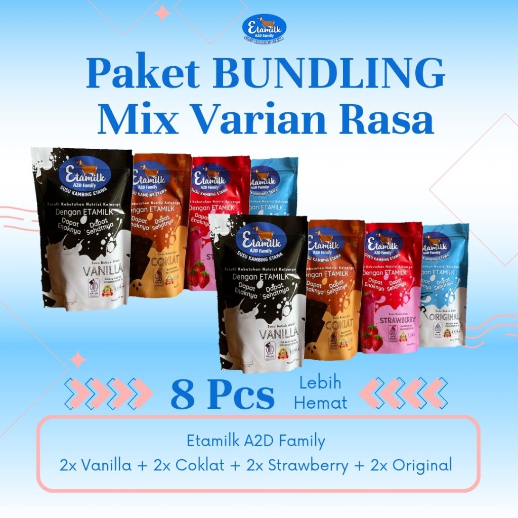 

Etamilk A2D Family Mix Varian Bundling 8pcs