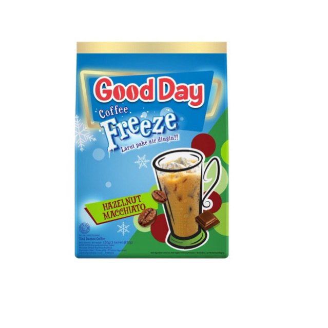

Good Day Freeze Hazelnut Machiato 5 x 30g