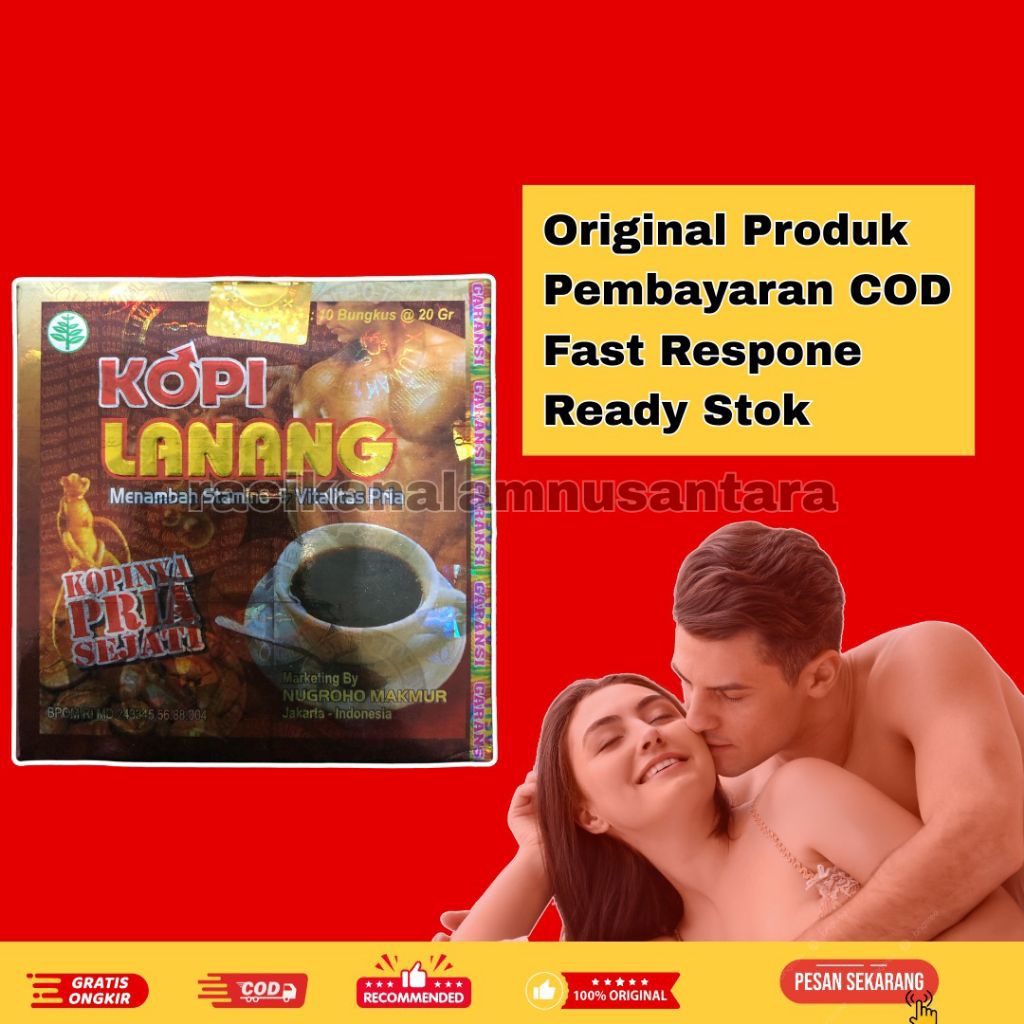 

kopi lanang original 1 kotak isi 10 bungkus