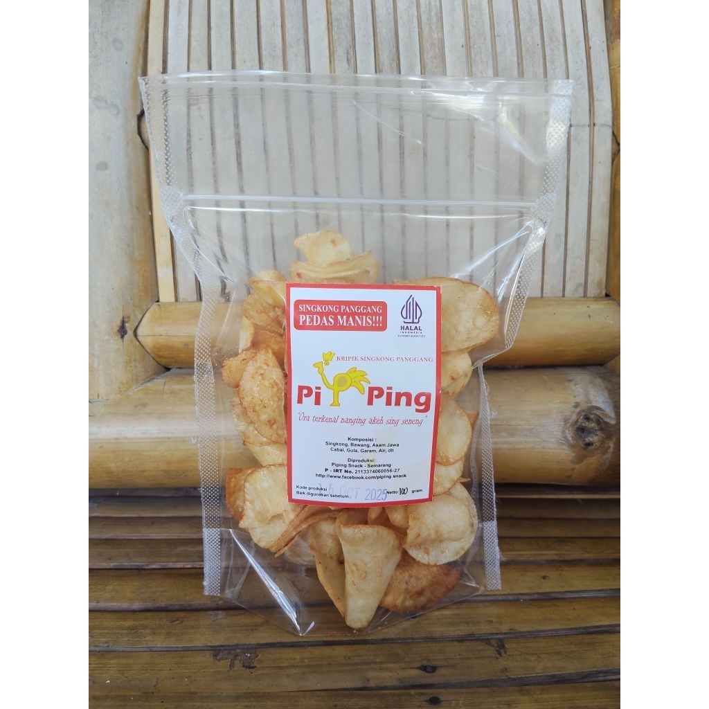 

Keripik Singkong Pedas Panggang (manis) Halal food