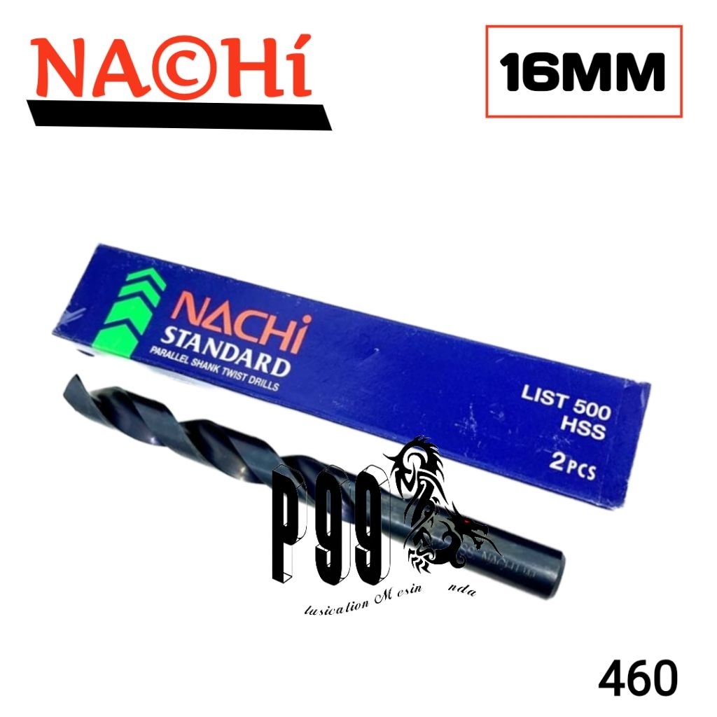 Bor Drill Nachi 16MM HSS NACHI Mata Bor Besi 16.0 mm hss nachi