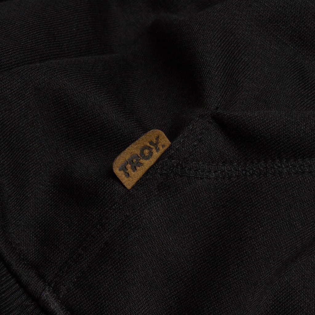 Troy Company Pullover Hoodie Black Midnight Perch - Jaket Hoodie Hitam KH 2399