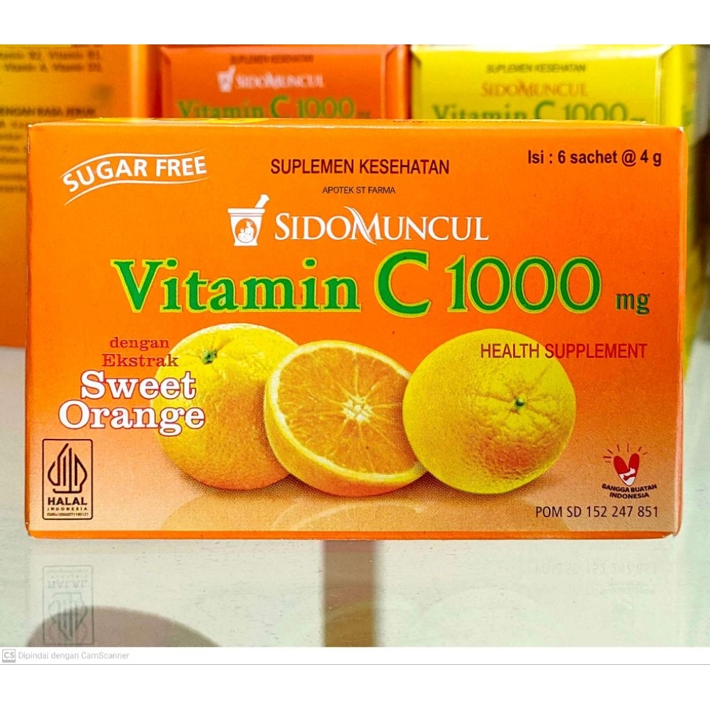 

Sidomuncul Vitamin C 1000 mg Dus 6 Sachet Termurah
