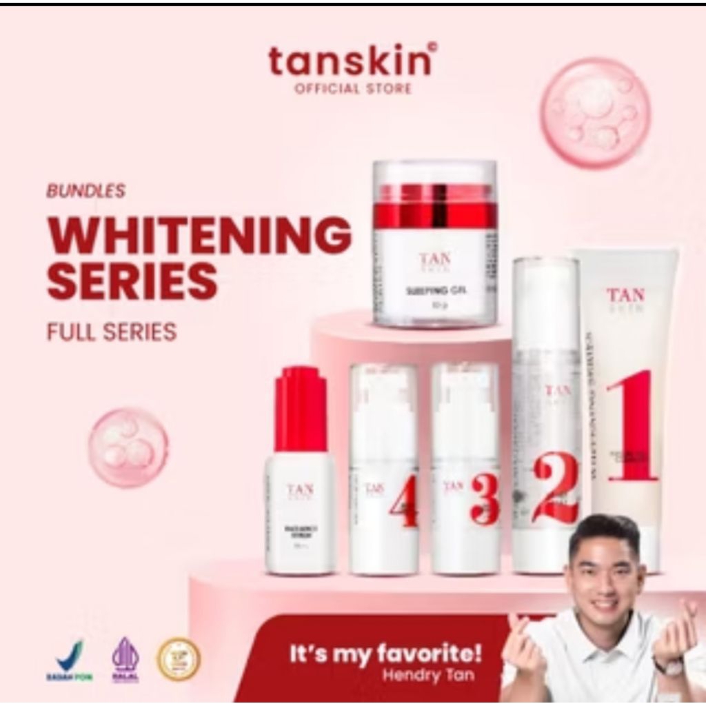 Tan skin whitening series