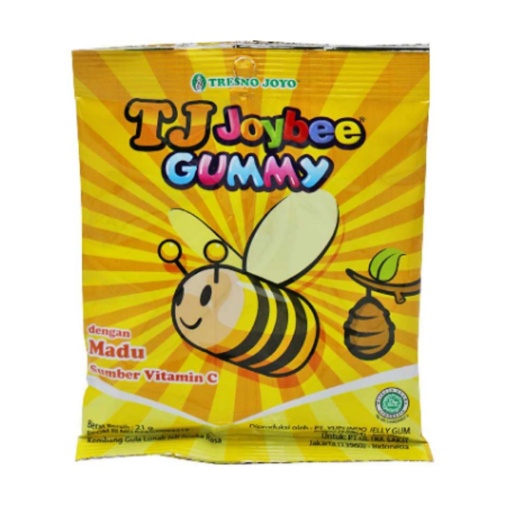 

Tresno Joyo TJ Joybee Gummy Permen Jeli Madu Vit C 21 g