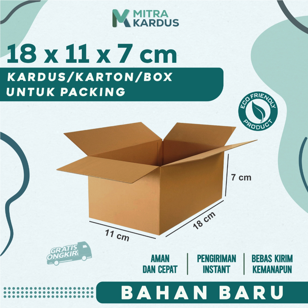 

kardus packing 18x11x7 cm box karton corrugated single wall premium / Box Packing packing online