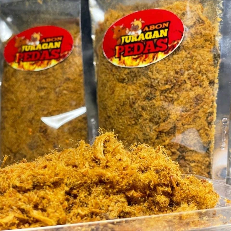 

ABON JURAGAN PEDAS DARI DAGING SAPI ASLI BOYOLALI Makanan Food Snack Cemilan Crispy Keripik