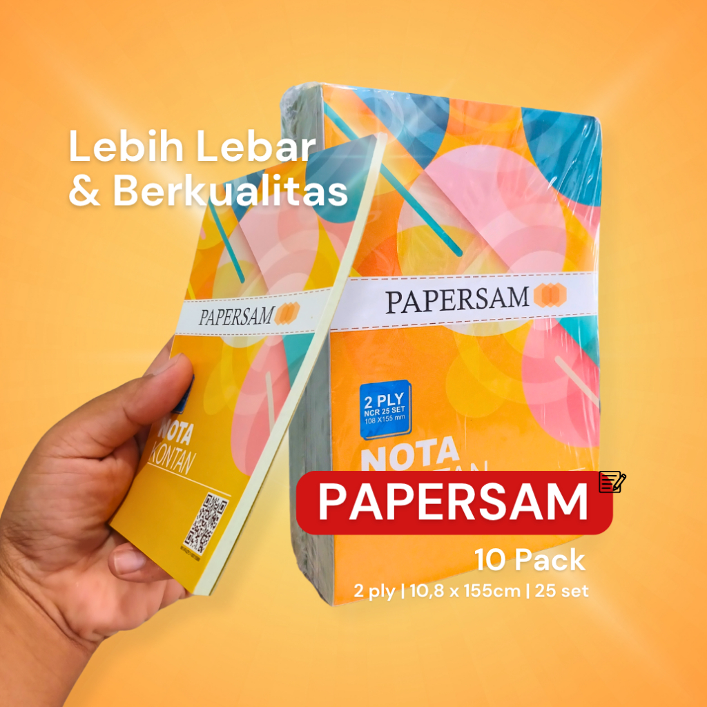 

NOTA KONTAN 2 PLY 1 PACK ISI 10 PCS