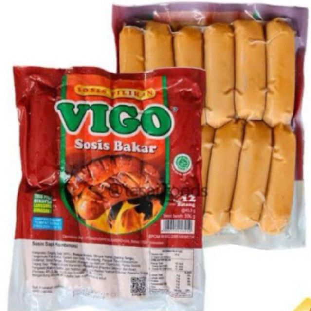 

Vigo Sosis Bakar isi 12 pcs
